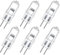 LedWekei Lampadine alogene G6.35, lampadina 24 V 250 W Lampadina a capsula trasparente a 2 pin, lampadine dimmerabili a luce bianca calda 2700 K (confezione da 6)