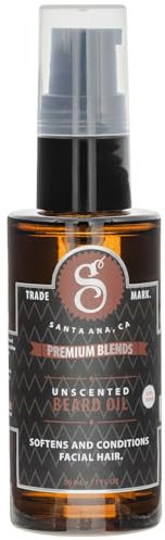 Suavecito Premium Blends Beard Oil - Leave-In Beard Conditioner For Softening Hair, Hydrating Skin, Eliminating Beard Dandruff, Healthy Beard Growth - Unscented - 1 oz