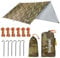 Unigear Tarp Rain Fly Regenschutzplane, Zelttuch, wasserdicht, Wanderschuppen, faltbar, leicht, wasserdicht, für Camping und Schutz gegen Regen, Schnee und Sonne