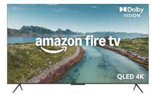 Amazon Fire TV serie Omni QLED da 50 (ultimo modello), smart TV 4K Ultra HD, HDR10+, Dolby Vision, Dolby Audio, processore quad-core, controllo vocale con Alexa
