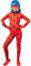 Funidelia Offizielles Ladybug Kostüm für Mädchen mit Overall, Perücke, Maske, Ohrringen und Plüschtier, Miraculous Anzug Kinder, Karneval, Halloween und Partys – Größe 5-6 Jahre