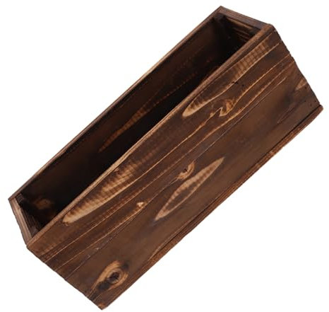 BESPORTBLE Jardineras Rectangulares De Madera para Exterior Grandes y Extra Largas para Balcón Patio o Jardín para Verduras y Hierbas