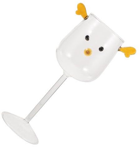 WEKADRIN Bicchiere Cartoon Con Stampo Corna Per Cocktail Birra e Bevande Tazza Per Tè e Caffè Per Feste e Occasioni Speciali