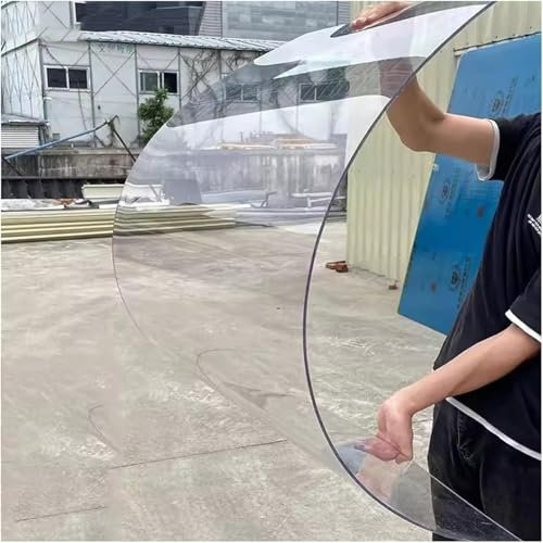 BANTASE Clear Polycarbonate Sheets Plastic Roof Panel,Impact Resistant PC Board,Daylighting Panels,Pergola Carport Greenhouse Canopy Replacement Cover,Screws(0.8x4m)