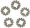Geofray 5 Stück Adapter für Oszillierende Sägeblätter, Kreissägeblätter, Star Lock Adapter, Universal-Schnellspannadapter, OIS Adapter