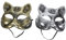 PartyKindom 2Pcs Steampunk Cosplay Lightweight Half Face for Halloween Theatrical Performances and Costume Parties Colors