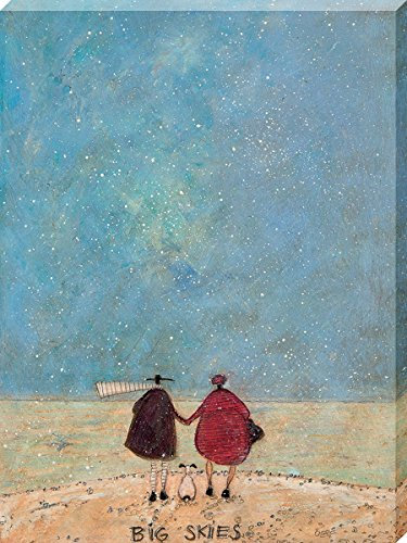 Sam Toft Leinwanddruck, Holz, Mehrfarbig, 30 x 40 cm