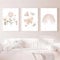 Nordic Ideas 3 Affiche Ourson Bebe 30x40CM Poster Enfant Beige Nuage Étoile Tableau Decoration Murale Chambre Fille Garcon Toile Ourson Chambre Bébé affiche boho enfant Cadeau sans Cadre