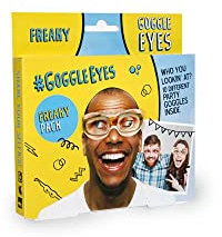 Rubies Offizielles Kostüm – Set mit 10 Brillen aus Karton Goggle EyesMGGFRE01