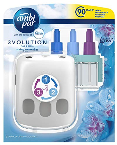 Ambi Pur 3Volution Air Freshener Plug-In Starter Kit Spring Awakening, 20 ml