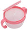Mumusuki Kid 360 Rotate Dual Handle Spill-Proof Bowl Tableware Snack Bowl Food Container Feeding Assist Cup for Children Baby Toddlers(red)