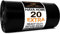 Haya Home 20 EXTRA LARGE Heavy Duty Bin Bags 100L Black Plastic Bin Liners 45 μm Refuse Sacks Ultra Strong Heavy Duty Waste Dustbin Bags for Kitchen Home Office DIY Garden Use 100% Recycled Material