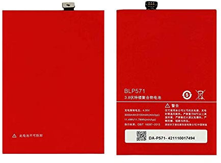 Ellenne Akku kompatibel mit Oneplus BLP571 für One 1 Plus 1 + 3100 mAh mit Demontage-Set inklusive