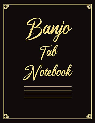 Banjo Tab Notebook: Banjo Tablature | Tablature for Banjo Manuscript | Banjo Tabs & Chord Boxes | Blank Banjo TAB Paper Manuscript Notebook | Banjo Tabs Paper Journal 8.5x11 (135 Pages)