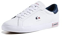 Lacoste Baskets Powercourt Tri22 1 SMA pour Homme, WHT NVY Red 407, 45 EU