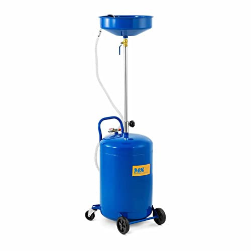 MSW Colector de Aceite 68 L Usado para Taller MSW-OD-68 (Capacidad de la Bandeja colectora: 68 L, Capacidad del Tanque de Recogida: 10 L, Altura Regulable: 940-1300 mm)