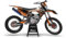 ARider Dekor (Aufkleber) für KTM EXC (F) 125/250 / 300/350 / 450/500 2012-2016 (Orange)
