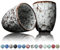 Ganzoo Tasse à café en céramique, tasse à café design sans anse 200ml, tasse à thé, tasse à café, tasse à thé, tasse avec motif moderne (tourmaline)