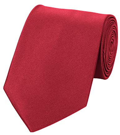 Fabio Farini Krawatte 8cm Breite Herren Schlips elegant unifarben