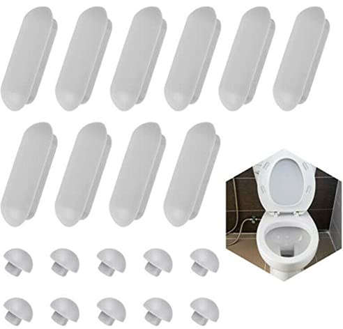 für Toilettendeckelzubehör Toilettensitz Puffer Pack-weiß Stop Bumper