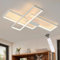 GBLY Deckenlampe LED Deckenleuchte Wohnzimmer - 65cm Wohnzimmerlampe Modern Schlafzimmerlampe Dimmbar mit Fernbedienung 65W Schlafzimmer Deckenbeleuchtung Groß Küchenlampe Weiß für Esszimmer Küche