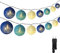 DeepDream Cotton Ball Lichterkette, 6.6m 30 LED Kugeln Lichterkette Innen Lichterkette Baumwollkugeln Lichterkette mit Stecker für Kinderzimmer, Schlafzimmer, Hochzeit, Party, Festival (Königsblau)