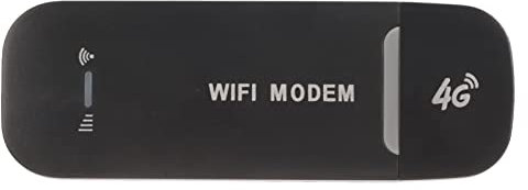 4G WLAN Router, Mobiler WLAN Hotspot für Bis zu 10 Benutzer, USB Plug and Play, Tragbarer 4G LTE Router mit SIM Kartensteckplatz für Telefon PC Tablet TV