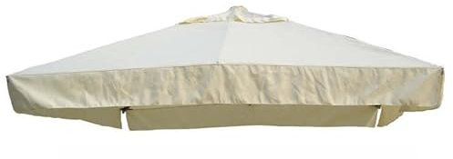 BricoShopping Telo di Ricambio per Ombrellone Decentrato a Braccio 3x4 MT 410Gr Impermeabile New 2024 CON TASCHE da Giardino 8 Stecche Top Superiore di Copertura Airvent (3x4 (C/TASCHE 410 gr))