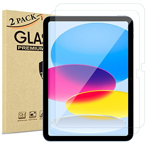 Konduwana 2 Pack Screen Protector for iPad A16 2025 11th/10th 2022 Generation (11-inch/10.9), Tempered Glass Film Guard -Clear