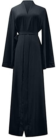 MODSGUE Abaya Muslim Damen Bronzing Thermohemd Volle Länge Thobe Elegant Mantel Dubai Hijab Abaya Gestreift Traditionelle Kostüm Muslimische Robe