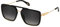 Just Cavalli Unisex SJC040 Sunglasses, Total Shiny Black, 58