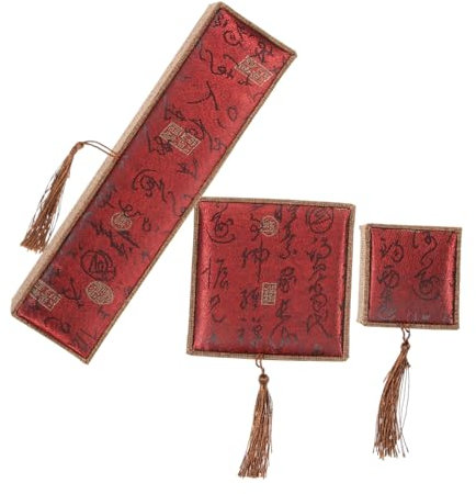 DIKACA 3er-box Chinesische Schmuckschatulle Vintage-schmuckkästchen Schmuckkästchen Auf Der Ring-schmuckkästchen Schmuckschatullen Aus Holz Massivholz Schmuckständer Fräulein Papier