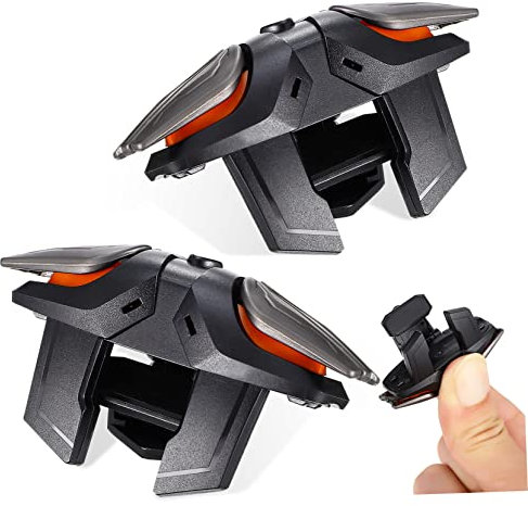 HOMSFOU 1 Satz mobile Steuerelemente Spielauslöser mit Kabel Mobile Gaming-Controller mobile Gamecontroller Auslöser für Handyspiele menschlicher Körper Regler Spielzubehör Abzug