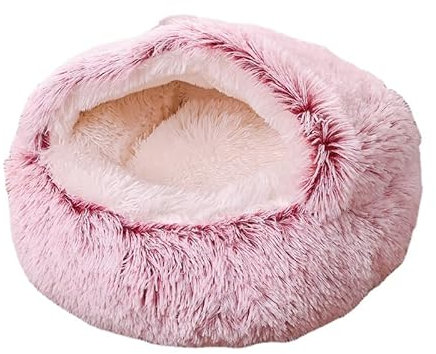 SWZEC dr Pfoten kuschelhöhle das traumbett für ultimativen Komfort (60cm,Pink)
