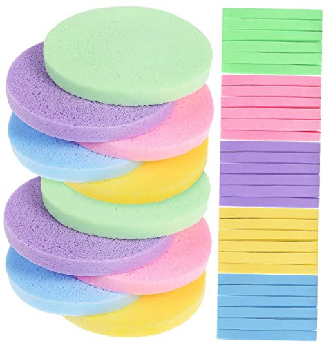 Beaupretty 120stücke Gesichtsreinigungsschwämme Komprimierte Wiederverwendbare Gesichtsschwämme Für Reinigung Peeling Und Make-up-entfernung Für Frauen Und Mädchen