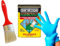 DMS Fernovus Colore Grigio Forgia Metallizzato Gel Vernice Smalto Antiruggine in conf da 750 ml con guanti nitrile e pennello inclusi!!! Bundle