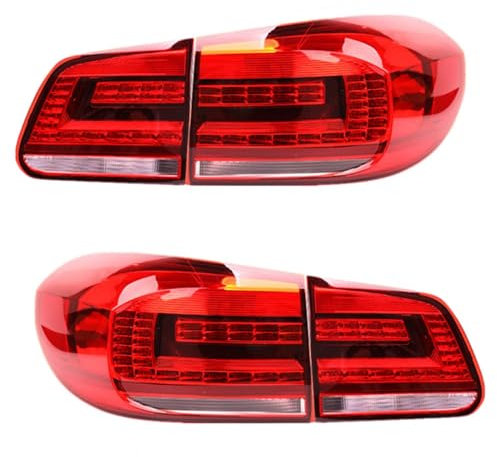FENVY Auto Heckleuchte für Vw Tiguan 2013 2014 2015 2016,Wasserdichtes Blinklicht Wasserdicht Rücklicht Multifunktion Signallicht Sicherheit Licht