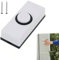 Wired Door Bell Button Wired Bell Push Universal Door Bell Push Wall Mounted Doorbell Push Button White Plastic Doorbell Button with 2Pcs Screws for Home Warehouse Garage