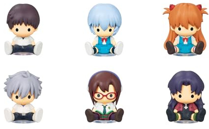 Re-Ment Neon Genesis Evangelion Petadoll Mini Figures Display (6)