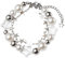 GlamRays Vintage Punk Y2k Stern Perle Doppelschicht Perlen Kette Leichte Armband Ästhetische Accessoires Grunge Cool Paar Freundschaft Schmuck