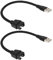 YINETTECH 2 Piezas USB A Macho A 9 Pines Placa Base RGB Datos A Puerto U Externo Adaptador Cable Corto Cobre Estañado con Funda Trenzada PC