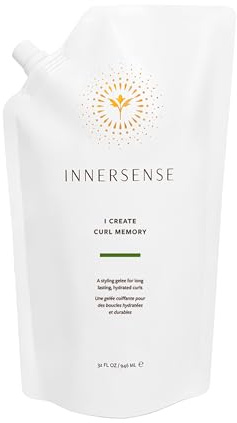 INNERSENSE Organic Beauty - I Create Curl Memory Gel | Non-Toxic, Cruelty-Free Haircare (32 oz | 946 ml) (946-refill)
