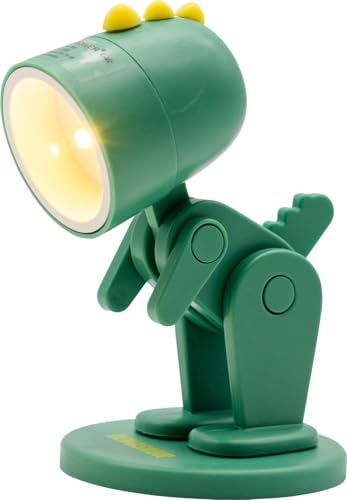 RealPower LED-Tier Taschenlampe Green Dino mit Sockel