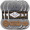 Hobby YARN 3x Etikettenlabel mit Alize Superlana Klasik Wolle Premium 5x100g als Set | Yarn | Garn | Strickgarn Einfarbig Baby zum Häkeln Stricken Kleidung Schals (Grey Melange | 21)
