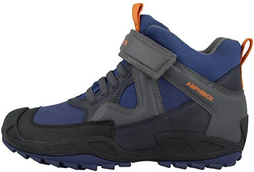 Geox Jungen J New Savage Boy B A Schuhe Blue Dk Grey 32 EU
