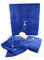 osters muschel-sammler-shop Hochwertige - Flauschige und saugfähige Baumwoll-Handtücher in royal-blau mit weißer Sylt Stickerei - Exclusiv (Gästetuch 30x50)