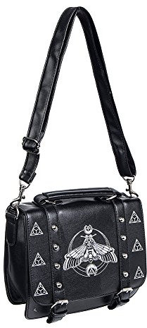 Banned Moth Satchel Tasche (Schwarz/Weiß)