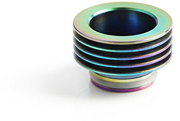 Heat Sink 810 Anschluss 4 Farben für Verdampfer aus Edelstahl Heatsink Drip Tip Adapter, Kühler (Rainbow)