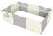 BABY CARE by Dwinguler - Playpen Melange Grey - Laufgitter Laufstall Absperrgitter Krabbelgitter Schutzgitter für Kinder aus Kunststoff mit Tür und Spielzeugboard