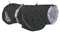 Hurtta Monsoon Hunderegenmantel, Wasserdicht Regenjacke für Hunde mit Reflektoren, Schwarz 45 cm